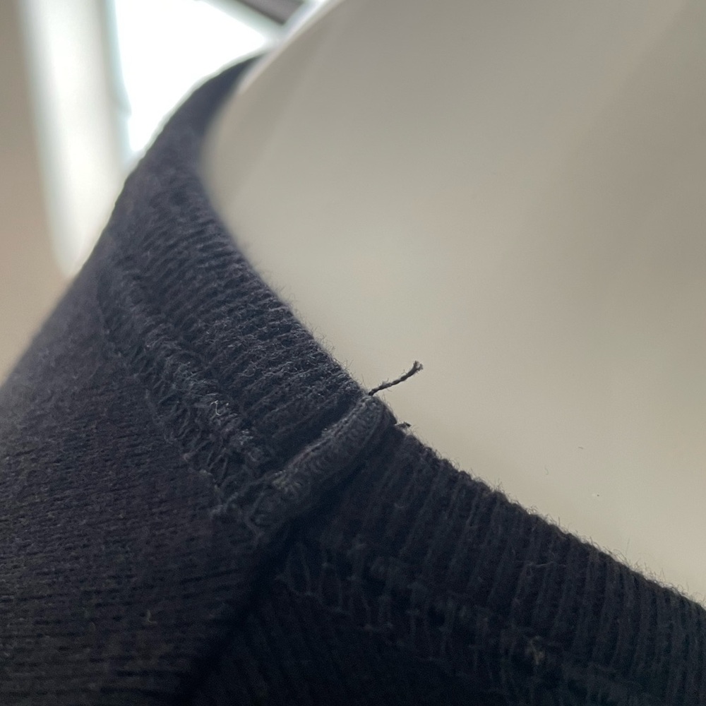 Ralph Lauren Black Cotton Dress 3/4 Sleeve Elegant Business Office Casual - Picture 8 of 15